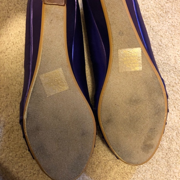 Purple wedge shoe - Picture 2 of 5